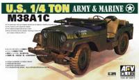 1:35 U.S. ARMY M38A1C 1/4 Ton 4X4 Jeep