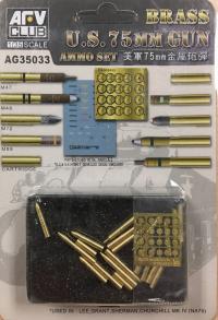 1/35 U.S. 75mm Howitzer Brass Ammo Set