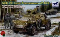 1/35 SD.KFZ 221 LEICHTER PANZERSPAHWAGEN (S.PZ.B41) 