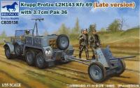 1/35 KRUPP PROTZE L 2 H 143 KFZ.69 (LATE VER) 3.7cm PAK 36 