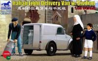 1/35ITALIAN LIGHT DELIVERY VAN w/CIVILIAN 