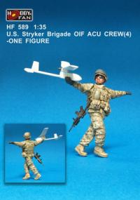 1:35 US Stryker Brigade OIF ACU Crew (4) - 1 Figure