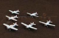 WWII F4F-4 Fighter  1/350 Scale set of 6