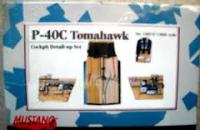 1:48 Mustang P-40C Tomahawk Cockpit Detail-up Set